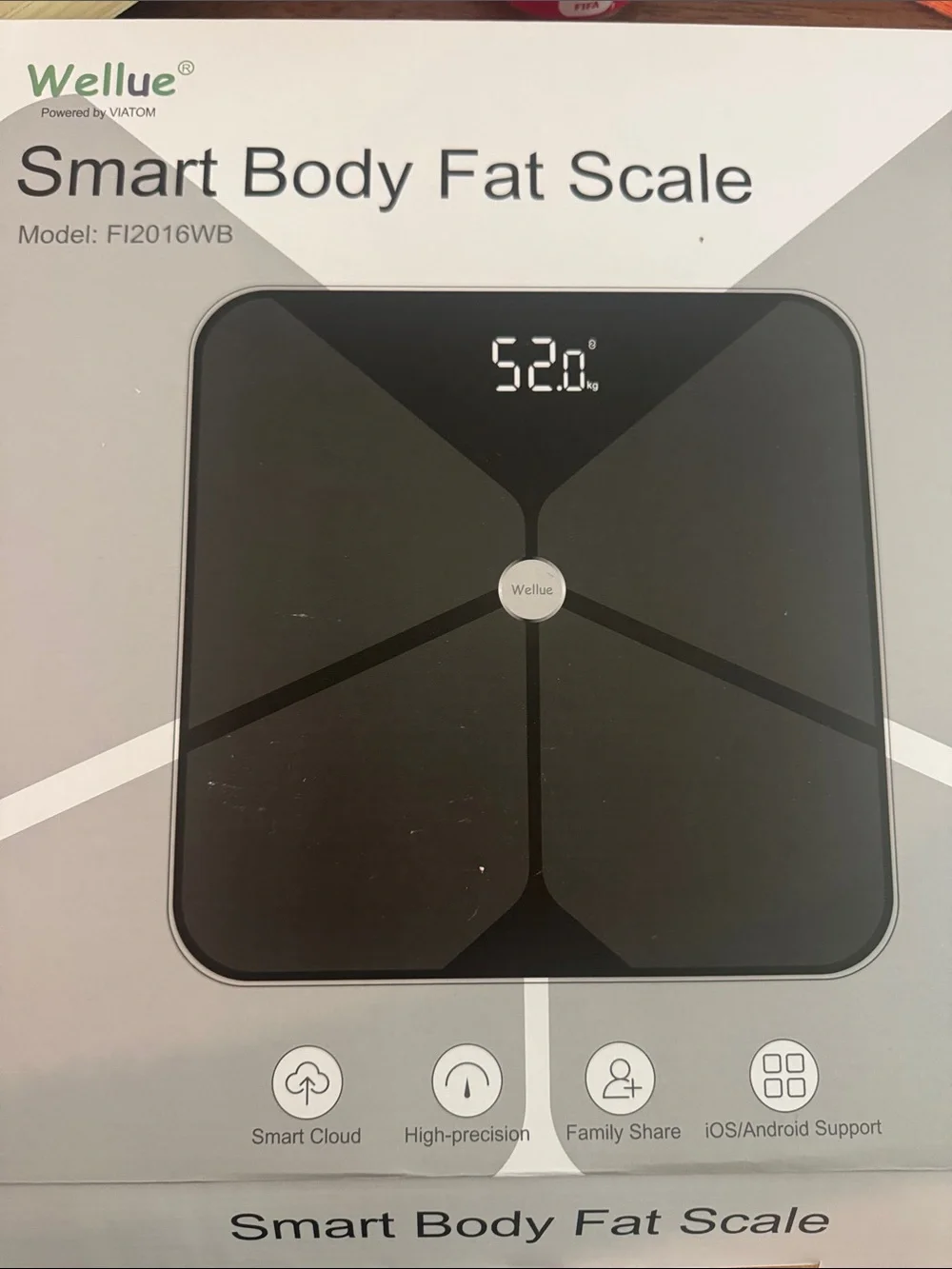 Smart Body Fat Scale in Black - Digital Body Composition